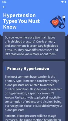 Blood Pressure android App screenshot 0